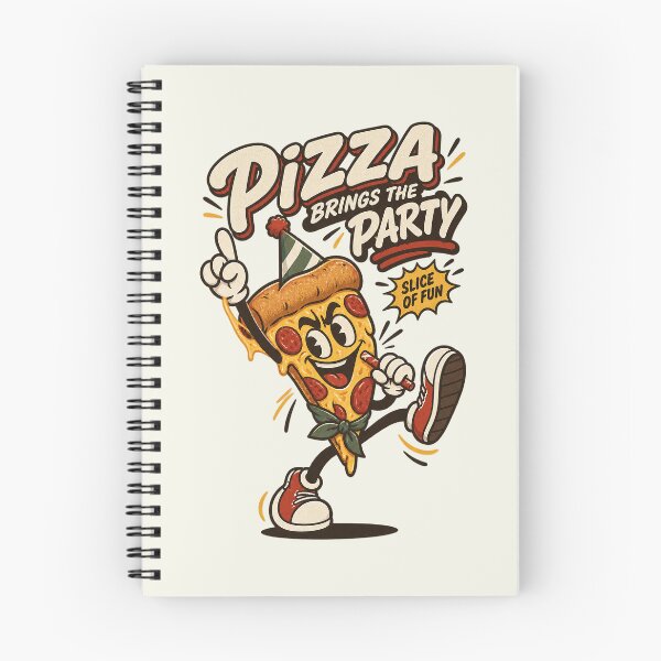 Item preview, Party Pizza Mascot Wearing Vintage Hat designed and sold by HoopeStylee.