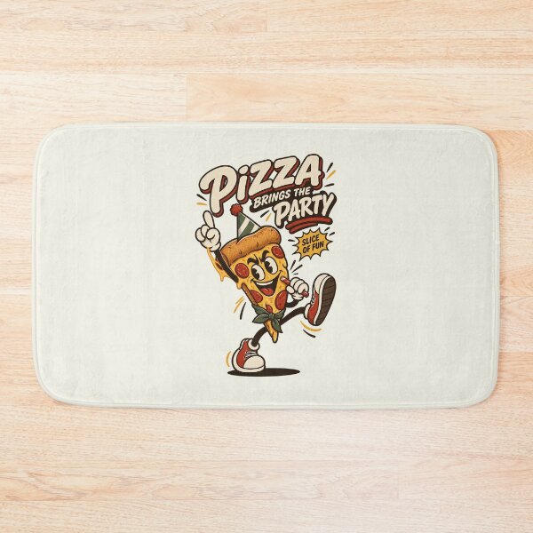 Item preview, Party Pizza Mascot Wearing Vintage Hat designed and sold by HoopeStylee.