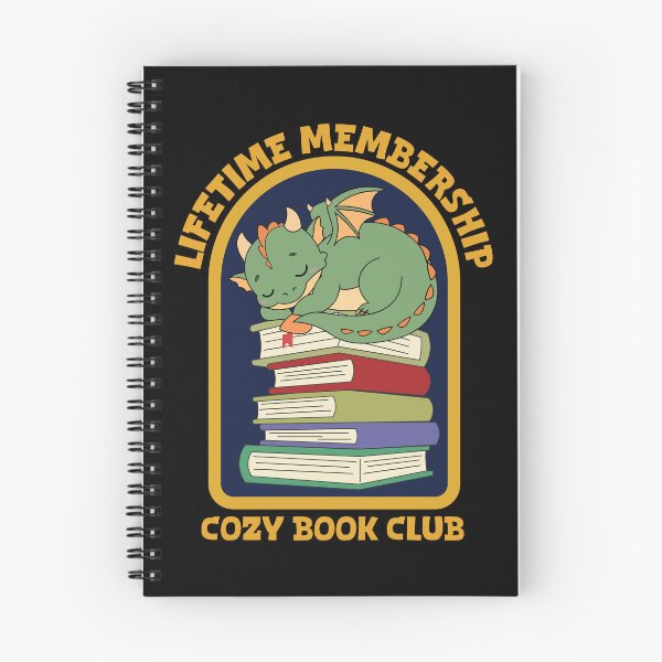 Item preview, Lifetime Membership Cozy Book Club Sleeping Dragon Book Lover Design designed and sold by Hallowed Artistry.