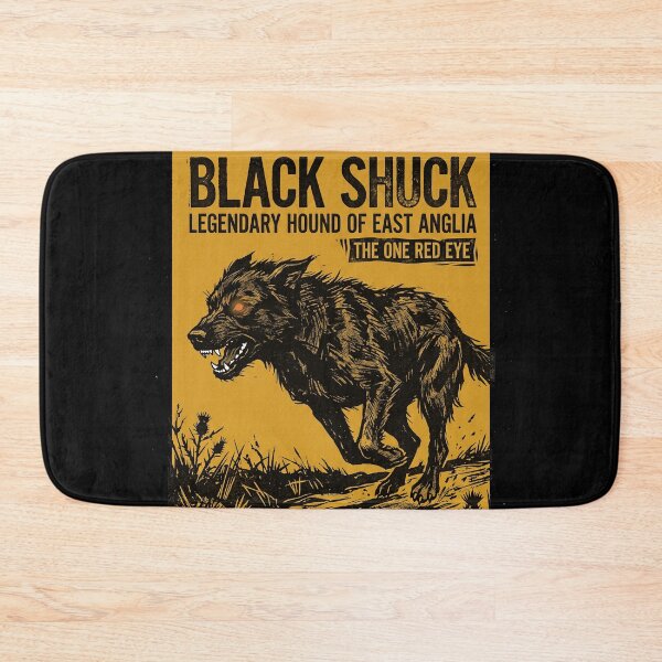 Item preview, Black Shuck Legendary Hound One Red Eye Folklore Graphic designed and sold by KiwiRider.