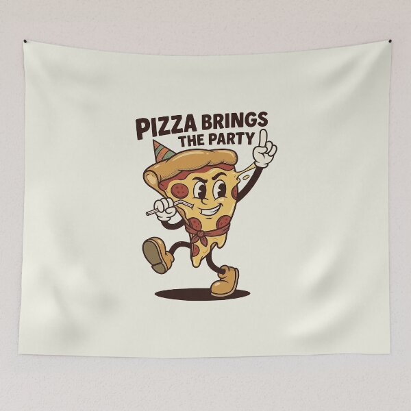 Item preview, The Party Pizza Slice designed and sold by HoopeStylee.