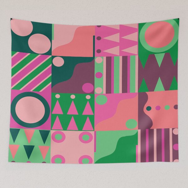 Item preview, Retro Quilt 2 (Large Pattern) designed and sold by SyPhelan.