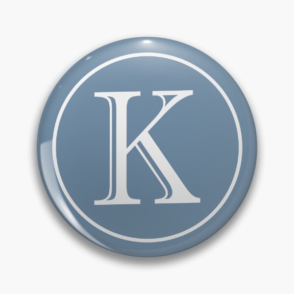 Item preview, Initial Letter K Classic Circle designed and sold by Jeallan Designs.