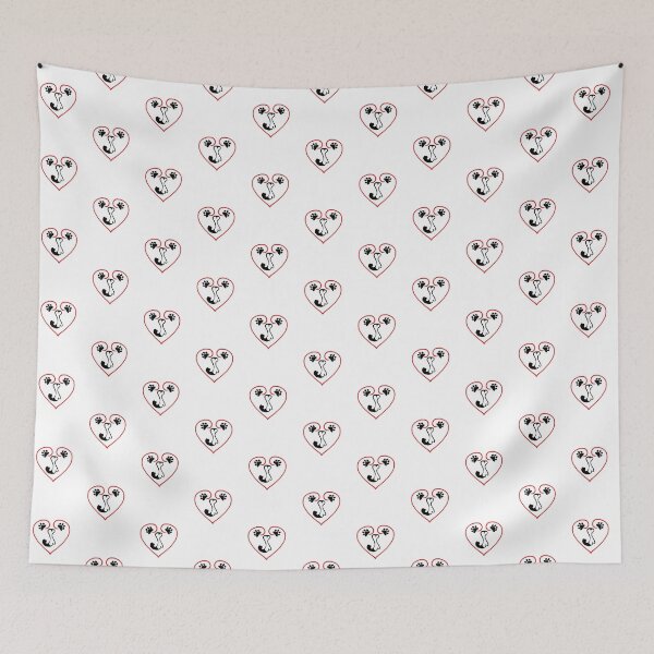 Item preview, Heart dog with the letter J designed and sold by acreació.
