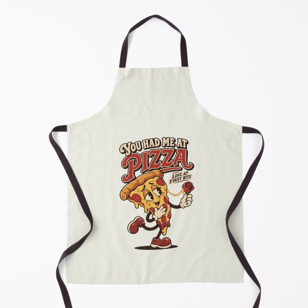Item preview, Romantic Pizza Mascot Holding Pepperoni Rose designed and sold by HoopeStylee.