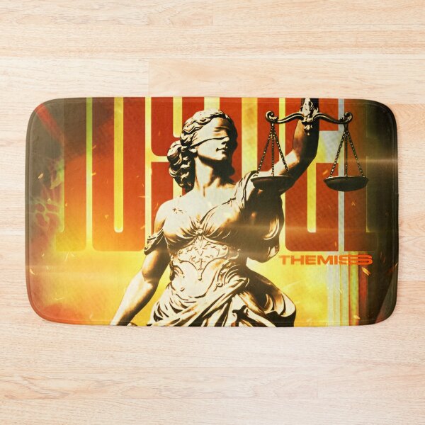 Artikelvorschau, Justitia Themis – Blinde Justitia – Goldposter entworfen und verkauft von iconiicc.