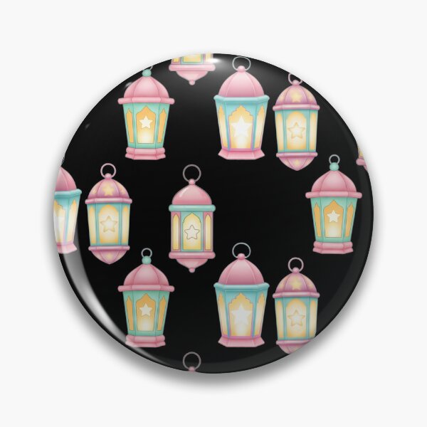 Item preview, Pink Pastel Islamic Lantern Sticker Set | Soft Ramadan & Eid Magnet Bundle (V.4) designed and sold by D-Islamic.
