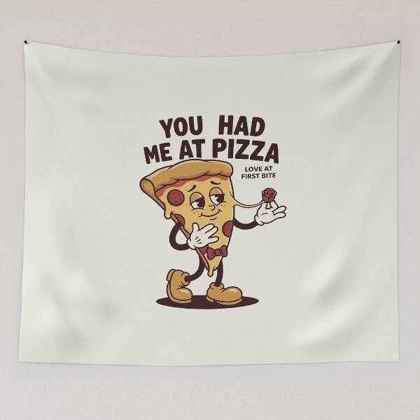 Item preview, Pizza Love at First Bite designed and sold by HoopeStylee.