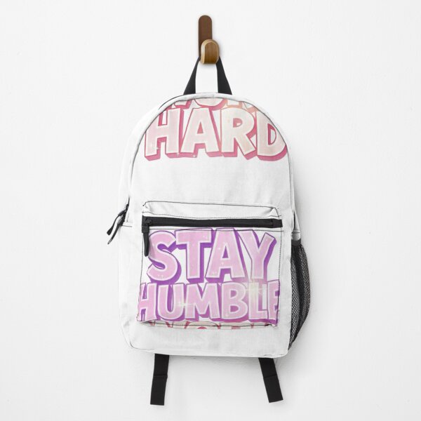 Item preview, Stay Humble Work Hard Pastel Pink Typography designed and sold by LC&LCPlatform.