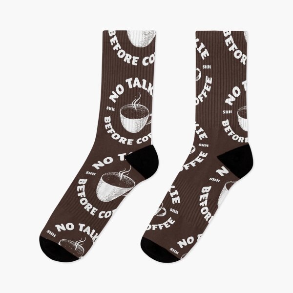 Item preview, No Talkie Before Coffee  designed and sold by lauregon.