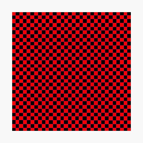 Item preview, Chessboard checkered black and red designed and sold by Zoilasosaart.