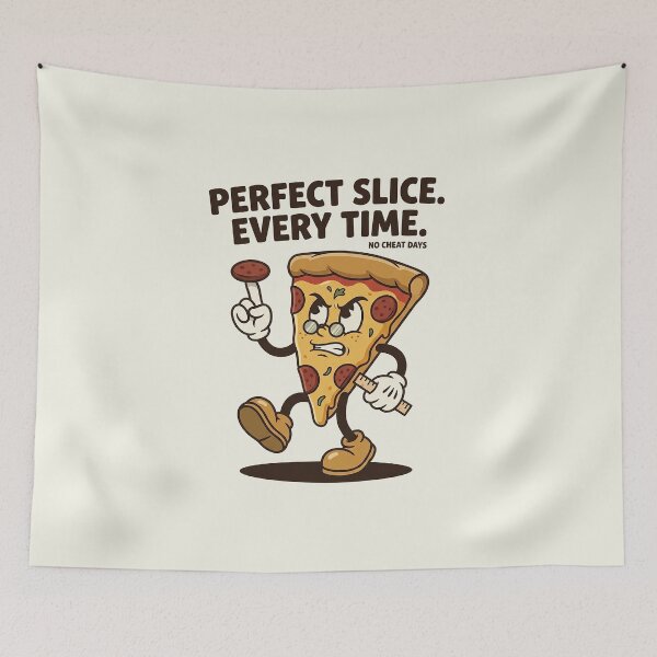 Item preview, The Perfectionist Pizza Slice designed and sold by HoopeStylee.
