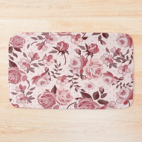 Item preview, Vintage Pink Rose Floral Pattern designed and sold by Johnnies.