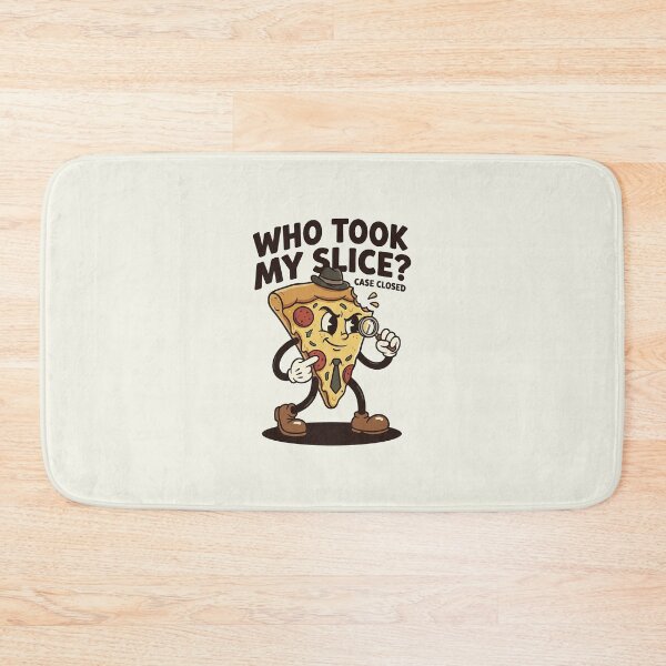 Item preview, Detective Pizza Mascot Investigating Missing Slice designed and sold by HoopeStylee.