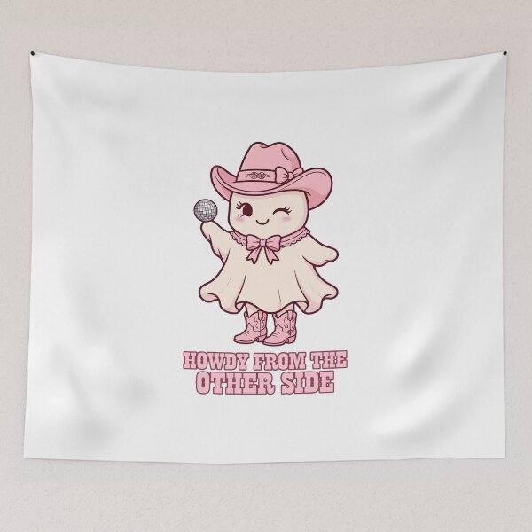 Item preview, Howdy From The Other Side - Cute Coquette Cowboy Ghost designed and sold by Csaba1983.