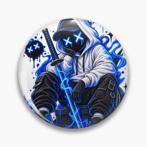 Item preview, Hooded Blue Katana designed and sold by VYBORA Studio.