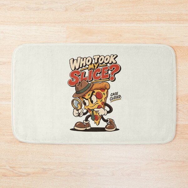 Item preview, Suspicious Pizza Character Holding Magnifying Glass designed and sold by HoopeStylee.