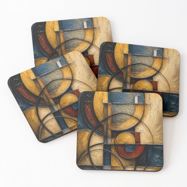 Item preview, Geometric Abstract Circles designed and sold by RawEdgeStudios.