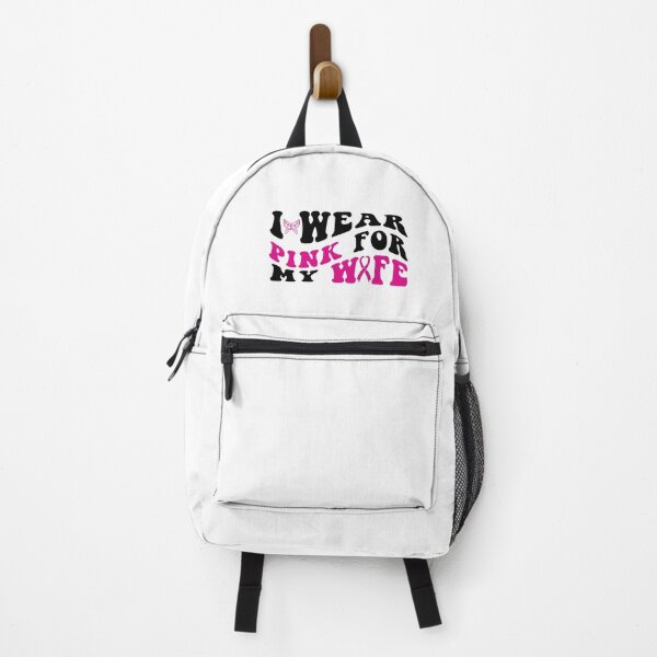Item preview, I wear pink for my wife, Breast cancer awareness , Breast cancer, pink Ribbon designed and sold by BlueDiamond-19.