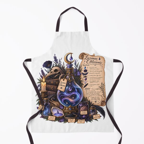 Item preview, Lacrimae Oblivionis Potion - Tears of Oblivion Elixir Recipe Dark Academia designed and sold by Neurospicy Trolls.