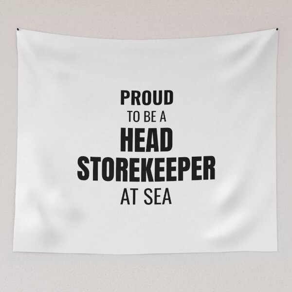 Item preview, Proud to be a Head Storekeeper at Sea (Black) designed and sold by ShipCrewNation.