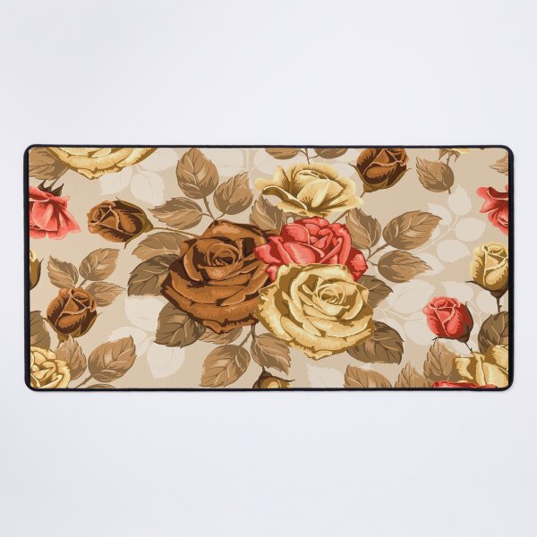 Item preview, "Vintage Rose Floral Pattern with Warm Tones designed and sold by Johnnies.