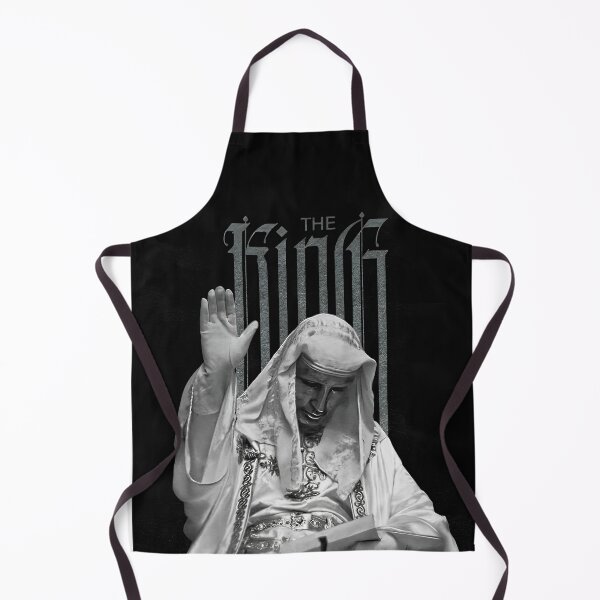 Item preview, King Baldwin IV Leper King Silver Mask Gothic Black and White designed and sold by iconiicc.