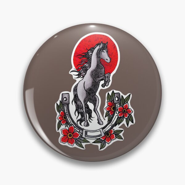 Item preview, Lucky Horse Tattoo designed and sold by ShellSpell.
