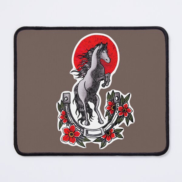 Item preview, Lucky Horse Tattoo designed and sold by ShellSpell.