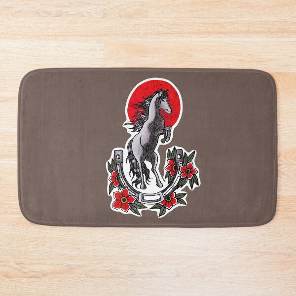Item preview, Lucky Horse Tattoo designed and sold by ShellSpell.