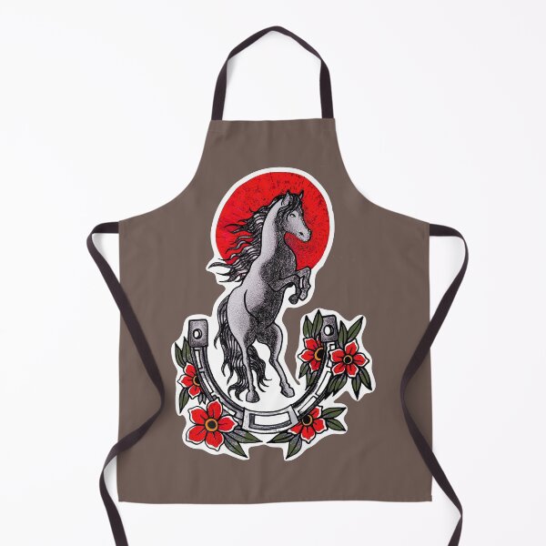 Item preview, Lucky Horse Tattoo designed and sold by ShellSpell.