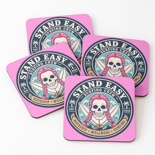 Item preview, Stand Easy Veteran Surf Club Logo Sunshine Coast - - Female Warrior designed and sold by Bombergirls.