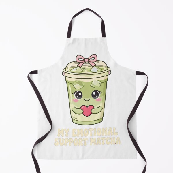 Item preview, My Emotional Support Matcha - Kawaii Cute Matcha Latte designed and sold by Csaba1983.