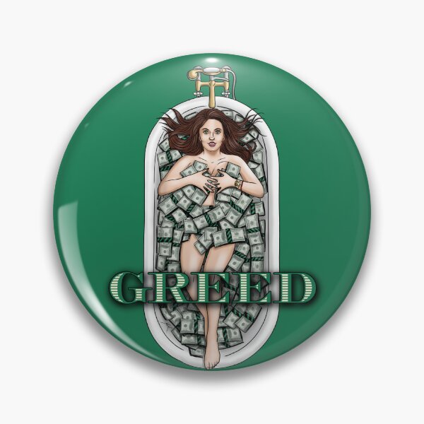 Item preview, Pin-up - 7 Sins part 4 - Greed designed and sold by Magic-Ynk.