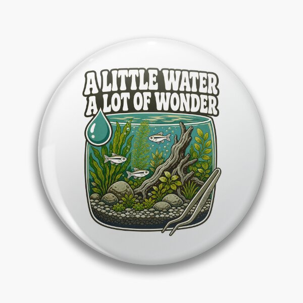 Item preview, A Little Water A Lot of Wonder Aquascaping Art designed and sold by CheerfulNest.