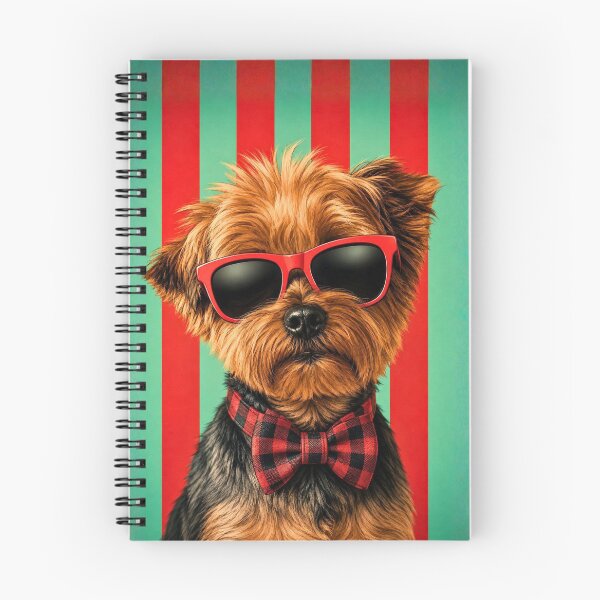 Item preview, ool Yorkie with Sunglasses and Bow Tie – Stylish Yorkshire Terrier Dog designed and sold by AnyGil.