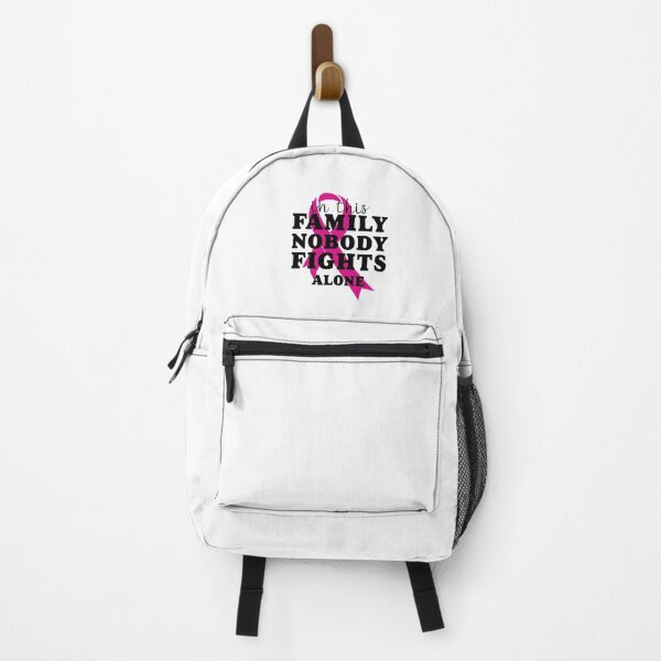 Item preview, in this family nobody fights alone, Breast cancer awareness , Breast cancer, pink Ribbon designed and sold by BlueDiamond-19.