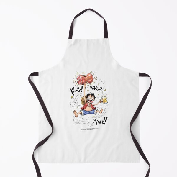 Item preview, Anime Pirate Boy Eating Meat and Drinking Beer Hand Drawn Illustration designed and sold by FreakToons.
