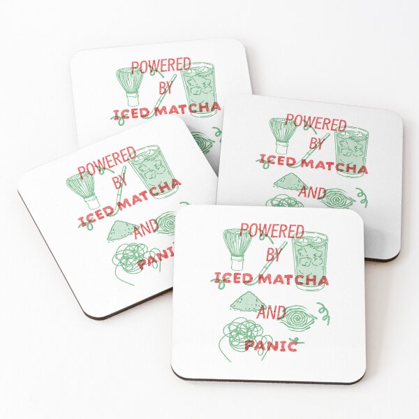 Item preview, ICED MATCHA AND PANIC  designed and sold by lorum studio .