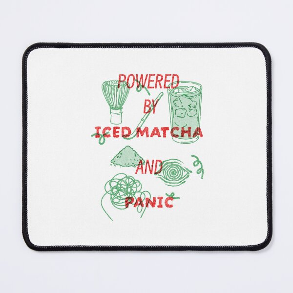 Item preview, ICED MATCHA AND PANIC designed and sold by lorum studio .