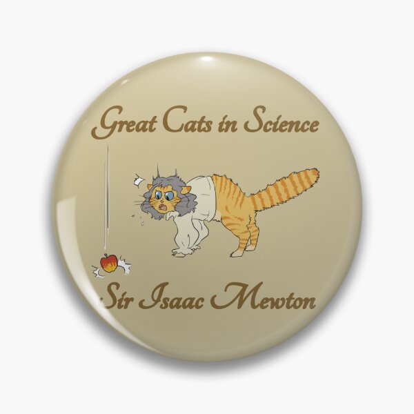 Item preview, Great Cats in Science - Isaac Mewton designed and sold by T.K. Arispe.