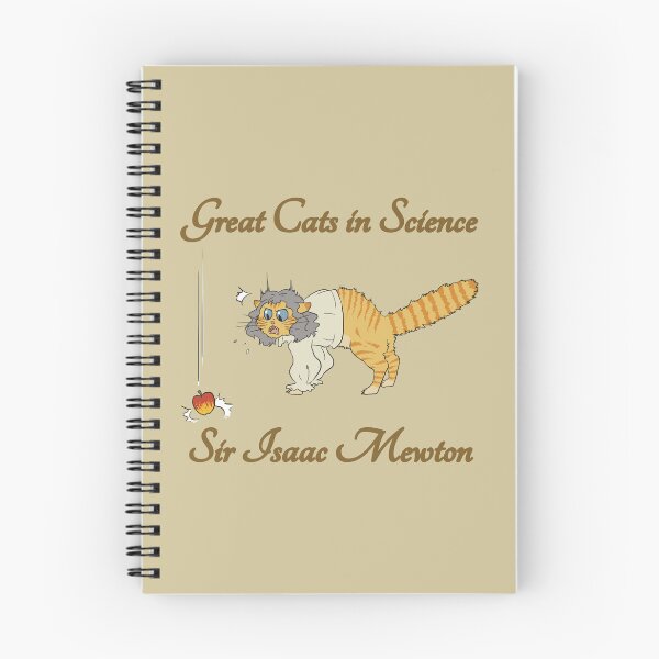 Item preview, Great Cats in Science - Isaac Mewton designed and sold by T.K. Arispe.