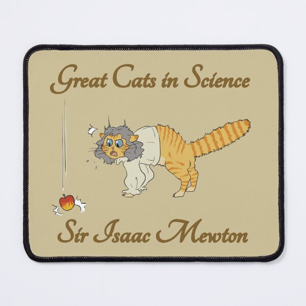 Item preview, Great Cats in Science - Isaac Mewton designed and sold by T.K. Arispe.