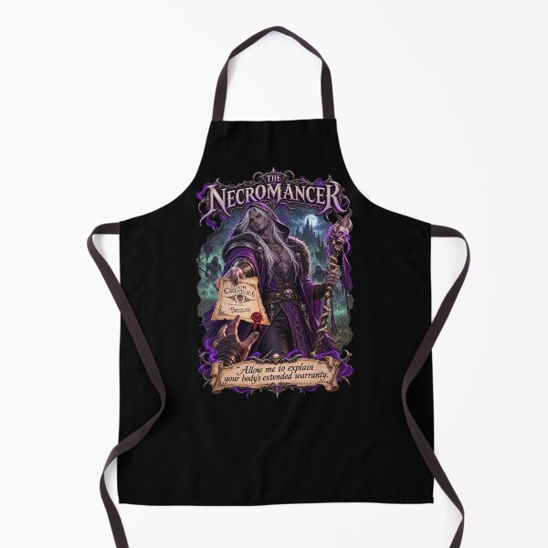 Item preview, The Necromancer – Extended Warranty | Dark Fantasy RPG Humor designed and sold by The Wayward Heroes Guild.