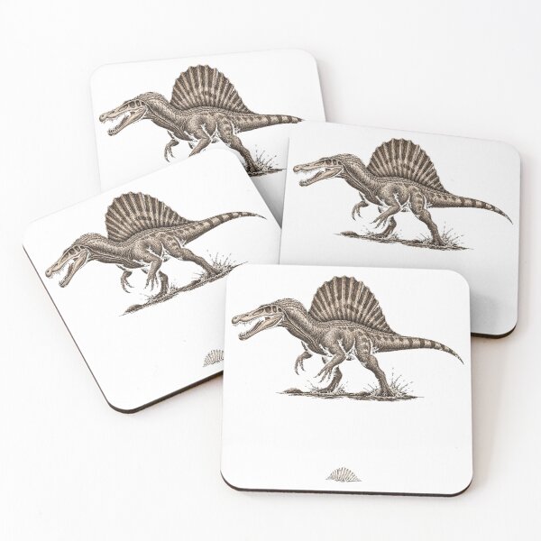 Item preview, Spinosaurus Dinosaur | Vintage Prehistoric Paleo Illustration designed and sold by VantedStore.