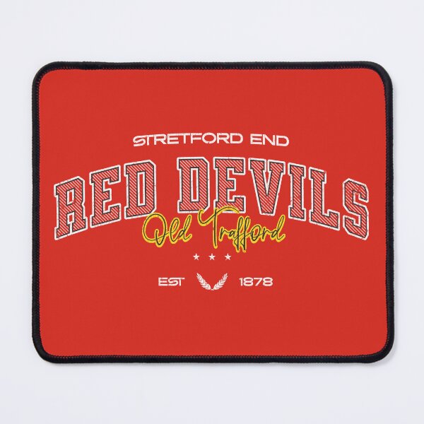 Item preview, Stretford End Red Devils Vintage Retro Soccer Football designed and sold by Red-since-1892.