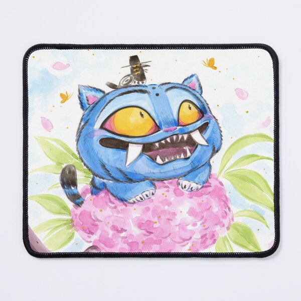 Item preview, Derpy Tiger Cherry Blossoms designed and sold by Pencil4Paper.