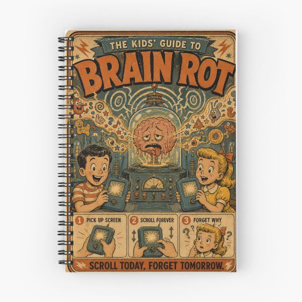 Item preview, The Kids’ Guide to Brain Rot designed and sold by 4TinyPaws.