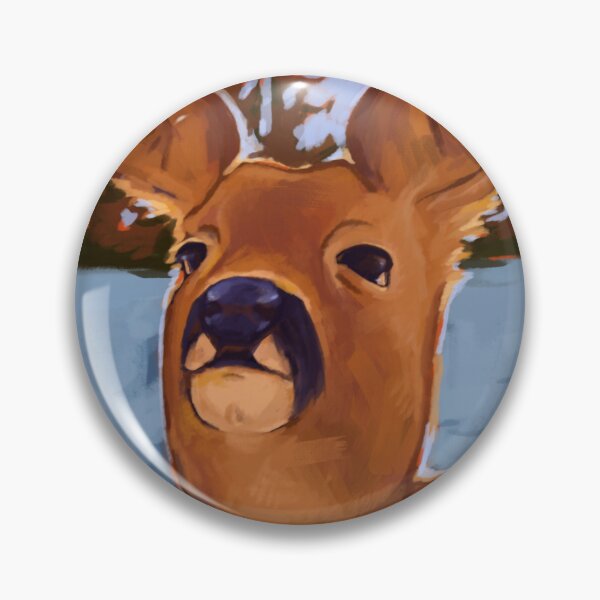 Item preview, Deer Meme Painting designed and sold by padawanTdelaina.