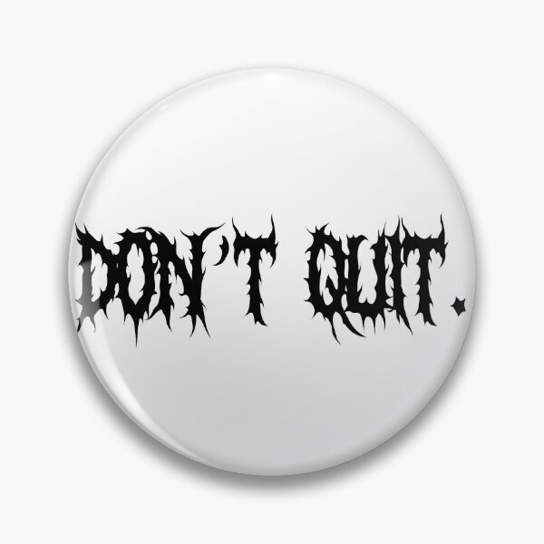 Item preview, DON'T QUIT heavy font designed and sold by HerrArqan ⭐️⭐️⭐️⭐️.